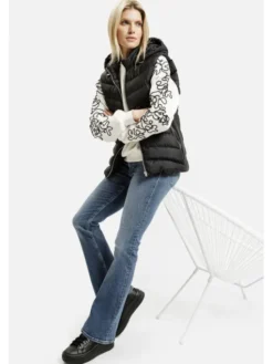 Cross Jeans Bezrękawnik 90036-020 Czarny Regular Fit