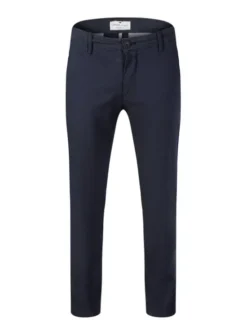Cross Jeans Chinosy E 120-046 Granatowy Tapered Leg