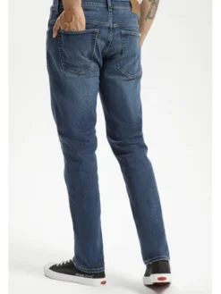Cross Jeans Jeansy C 132-083 Niebieski Straight Leg