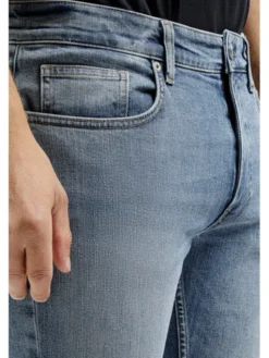 Cross Jeans Jeansy C 132-174 Niebieski Straight Leg