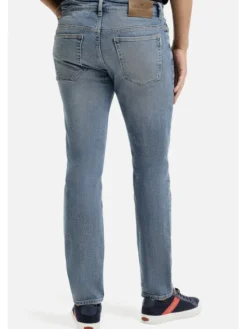 Cross Jeans Jeansy C 132-174 Niebieski Straight Leg