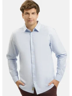 Cross Jeans Koszula 35624-283 Niebieski Regular Fit