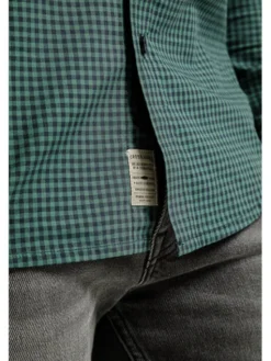 Cross Jeans Koszula 35619-027 Zielony Regular Fit