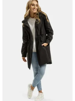 Cross Jeans Płaszcz przejściowy 81277-020 Czarny