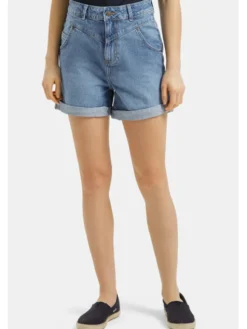 Cross Jeans Szorty jeansowe F 418-024 Niebieski