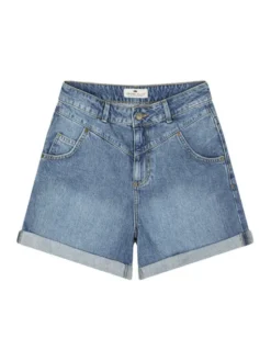 Cross Jeans Szorty jeansowe F 418-024 Niebieski