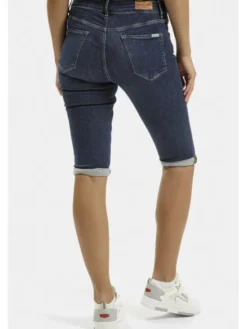 Cross Jeans Szorty jeansowe P 457-037 Niebieski Slim Fit