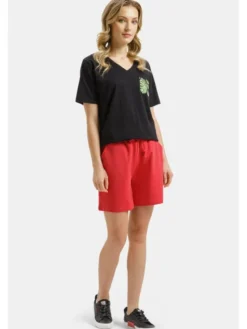 Cross Jeans Szorty sportowe 80089-007 Czerwony