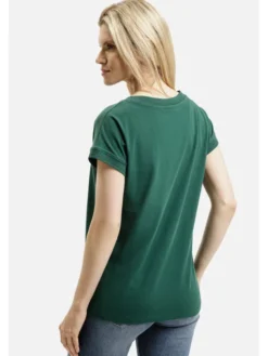 Cross Jeans T-Shirt 56219-027 Zielony