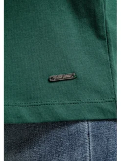 Cross Jeans T-Shirt 56219-027 Zielony