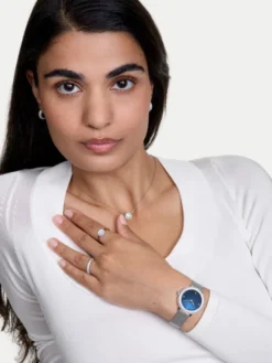 Daniel Wellington Zegarek Crystalline Bezel 3 DW00100825 Srebrny