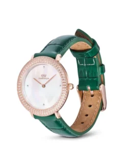 Daniel Wellington Zegarek Crystalline Bezel 32 DW00100826 Różowe złoto