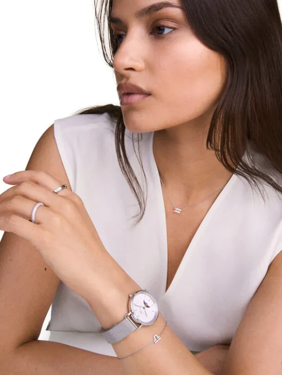 Daniel Wellington Zegarek DW00100772 Srebrny