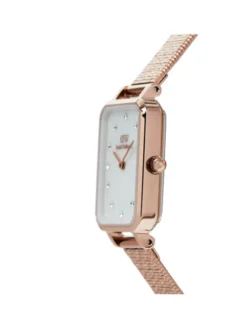 Daniel Wellington Zegarek Quadro Lumine Pressed Piano DW00100578 Złoty