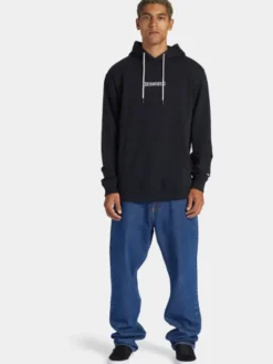 DC Shoes Bluza Baseline Otlr ADYFT03390 Czarny Regular Fit