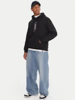DC Shoes Bluza EDYFT03557 KVJ0 Czarny Regular Fit
