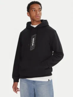 DC Shoes Bluza EDYFT03557 KVJ0 Czarny Regular Fit