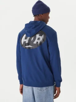 DC Shoes Bluza EDYSF03256 Niebieski Regular Fit