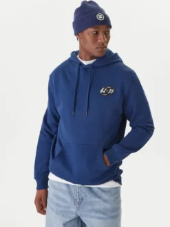 DC Shoes Bluza EDYSF03256 Niebieski Regular Fit