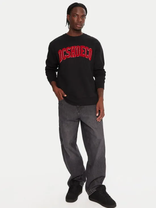 DC Shoes Bluza Varsity EDYFT03547 Czarny Regular Fit
