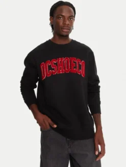 DC Shoes Bluza Varsity EDYFT03547 Czarny Regular Fit