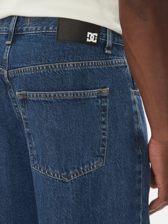 DC Shoes Jeansy Worker Baggy ADYDP03093 Niebieski Baggy Fit