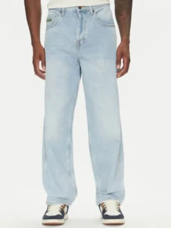 DC Shoes Jeansy Worker Baggy Carpenter Ril ADYDP03087 Błękitny Regular Fit