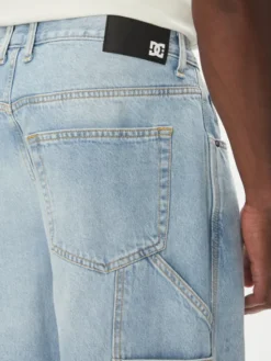 DC Shoes Jeansy Worker Baggy Carpenter Ril ADYDP03087 Błękitny Regular Fit