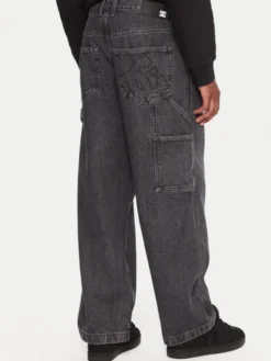 DC Shoes Jeansy Worker Carpenter Bac EDYDP03432 Czarny Baggy Fit