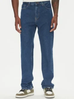 DC Shoes Jeansy Worker Straight ADYDP03072 Niebieski Regular Fit