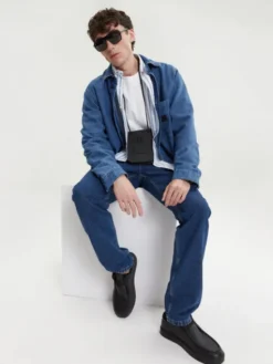 DC Shoes Jeansy Worker Straight ADYDP03072 Niebieski Regular Fit