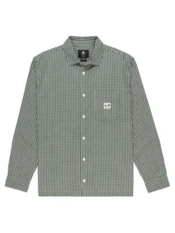DC Shoes Koszula Game OnEDYWT03263 Zielony Regular Fit