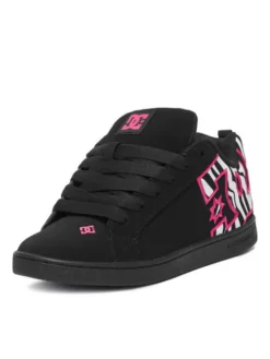 DC Shoes Sneakersy EO-COURT GRAFFIK DC01662966 Czarny
