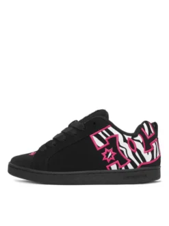 DC Shoes Sneakersy EO-COURT GRAFFIK DC01662966 Czarny