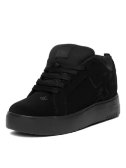 DC Shoes Sneakersy EO-COURT GRAFFIK PLATFORM DC02422002 Czarny