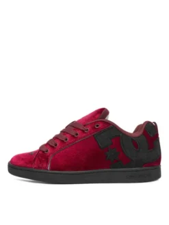 DC Shoes Sneakersy EO-COURT GRAFFIK LE DC02894601 Bordowy