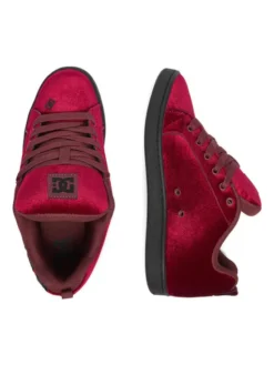 DC Shoes Sneakersy EO-COURT GRAFFIK LE DC02894601 Bordowy