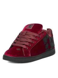 DC Shoes Sneakersy EO-COURT GRAFFIK LE DC02894601 Bordowy