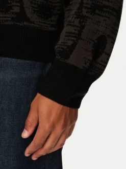 DC Shoes Sweter Blitxed EDYSW03038 Czarny Regular Fit