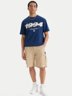DC Shoes Szorty materiałowe Tundra ADYWS03086 Beżowy Regular Fit