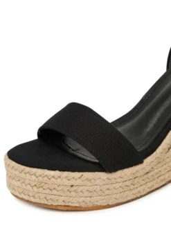 DeeZee Espadryle EA0315-2 Czarny