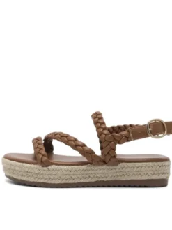 DeeZee Espadryle E8875-1 Brązowy