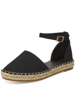 DeeZee Espadryle E8265-6 Czarny