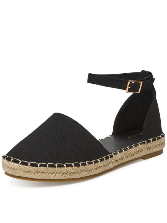 DeeZee Espadryle E8265-6 Czarny