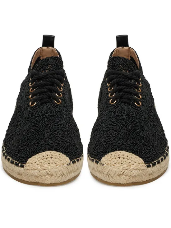 DeeZee Espadryle 3H33549-1 Czarny