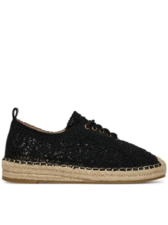DeeZee Espadryle 3H33549-1 Czarny