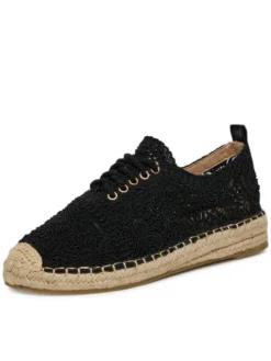 DeeZee Espadryle 3H33549-1 Czarny