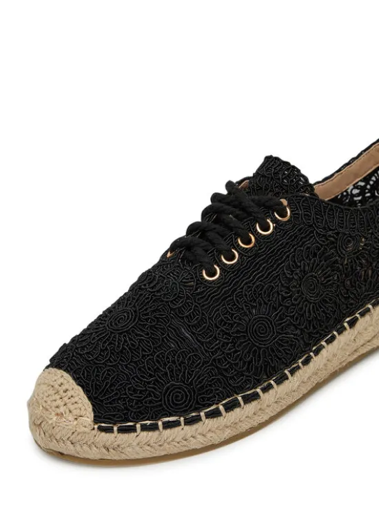 DeeZee Espadryle 3H33549-1 Czarny