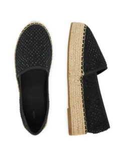 DeeZee Espadryle 3H39248-1 Czarny
