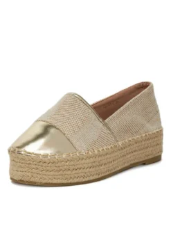 DeeZee Espadryle JSZ701-2 Złoty